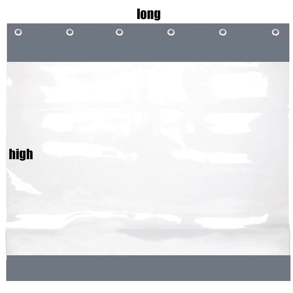 Auvent imperméable en PVC 3 x 2 m – 500 g/m² gris soleil e pour terrasse, tonnelle, pera et décoration de porche – Protection et design UV