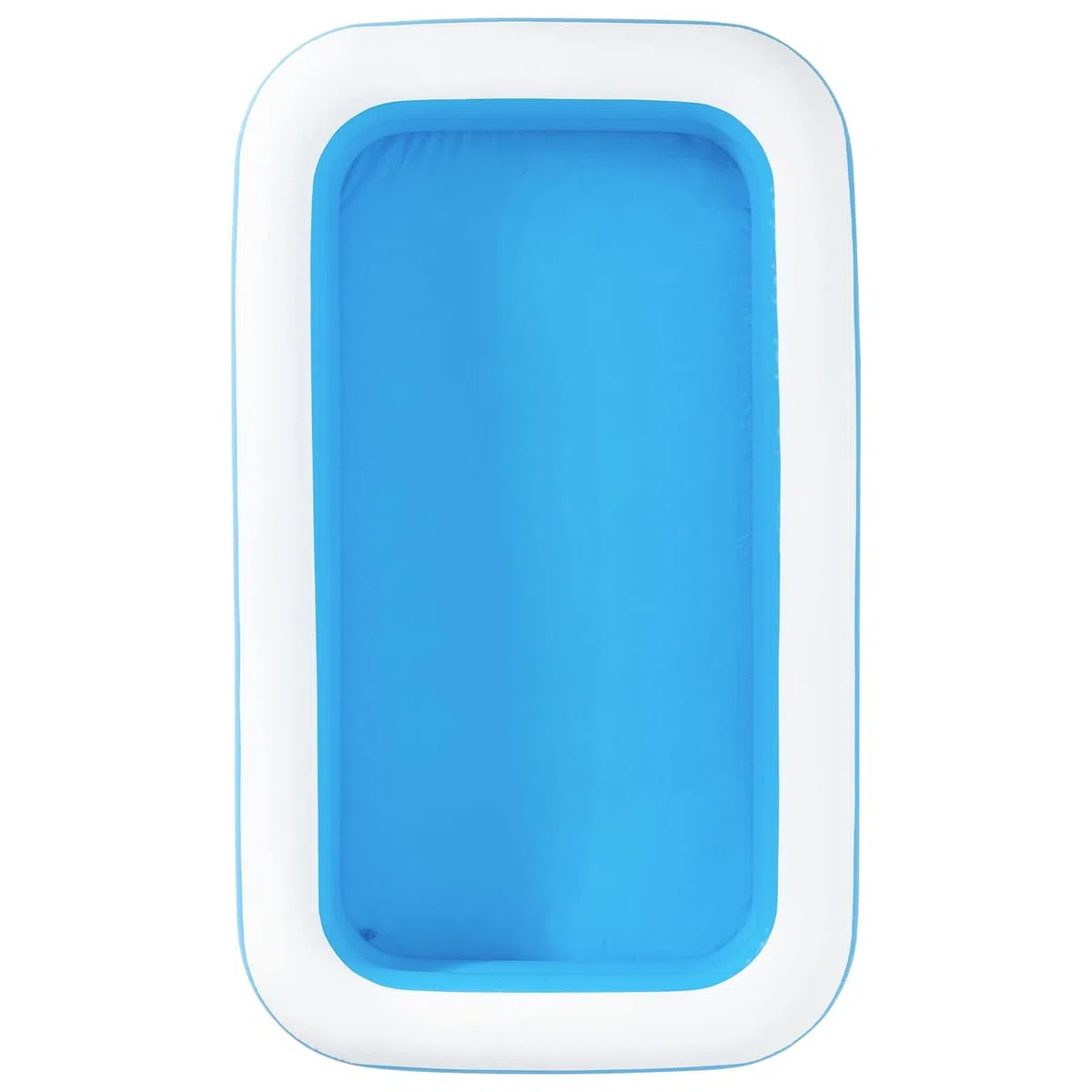 Piscine Gonflable Rectangulaire Bleu 305 x 183 x 46 cm PVC Facile à Installer pour Jardin Extérieur Loisirs Famille