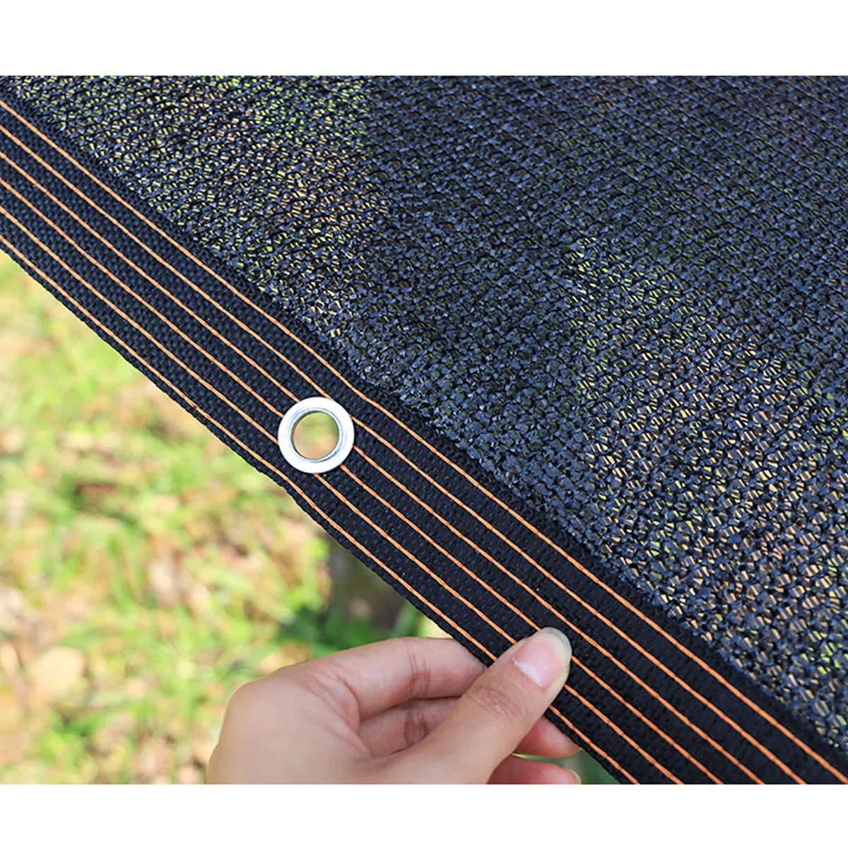 Bâche en maille noire anti-poussière 90 % anti-soleil, 9 x 10 m / 30x33ft, filet d'extérieur pour serre et protection des plantes de jardin – Facile à accrocher, parfait pour les fleurs et légumes