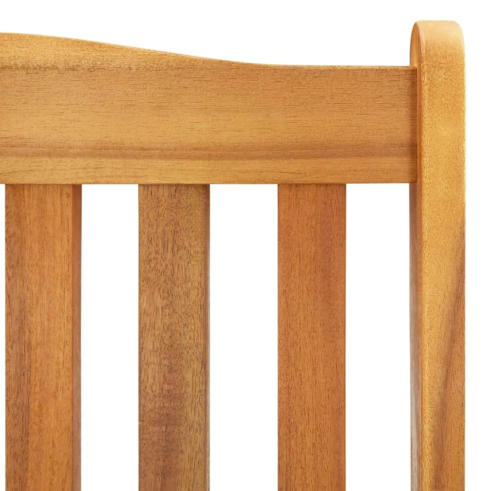 Homgoday Rocking Chair with Cushions Solid Acacia Wood (311844+43181), Chaises de salle à manger pour jardin, Chaises d'extérieur, Mobilier de chaise de jardin, Mobilier d'extérieur