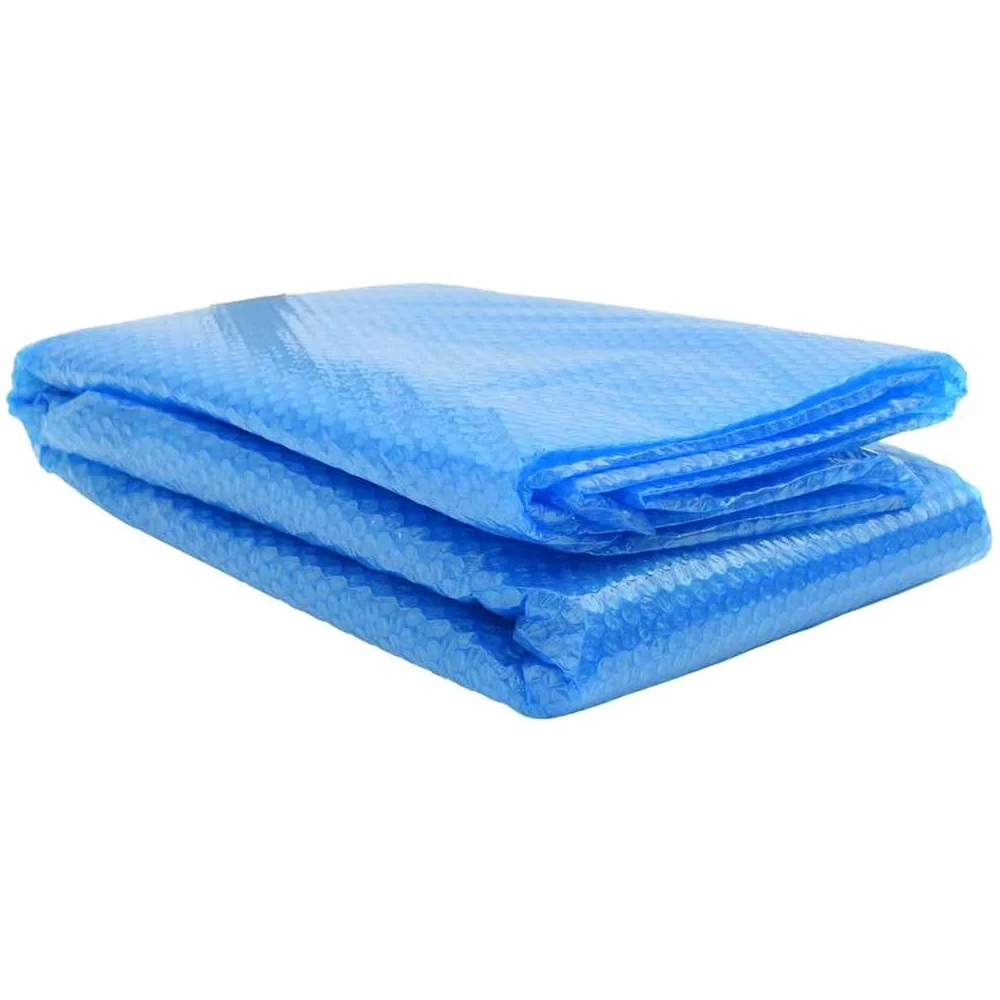 Bâche de piscine rectangulaire en polyéthylène bleu 732 x 366 cm pour couverture de piscine et protection de piscine, chauffage de l'eau, protection contre l'évaporation, couverture d'été et