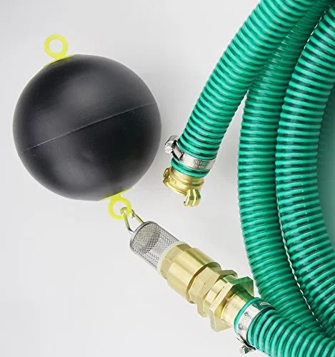 50 m Tuyau d'aspiration de LW 25 mm avec raccord Clapet anti-retour schwimmendem Filtre d'aspiration avec griffe