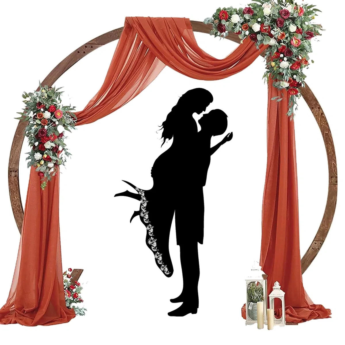 Arche en Bois Arche Ronde Arche Romantique Décoration de Mariage en extérieur Arche de Mariage Arche de Jardin for cérémonie Fond for Anniversair